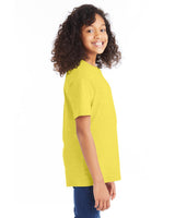 498Y-Hanes-YELLOW-Hanes-T-Shirts-3