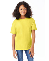 498Y-Hanes-YELLOW-Hanes-T-Shirts-1