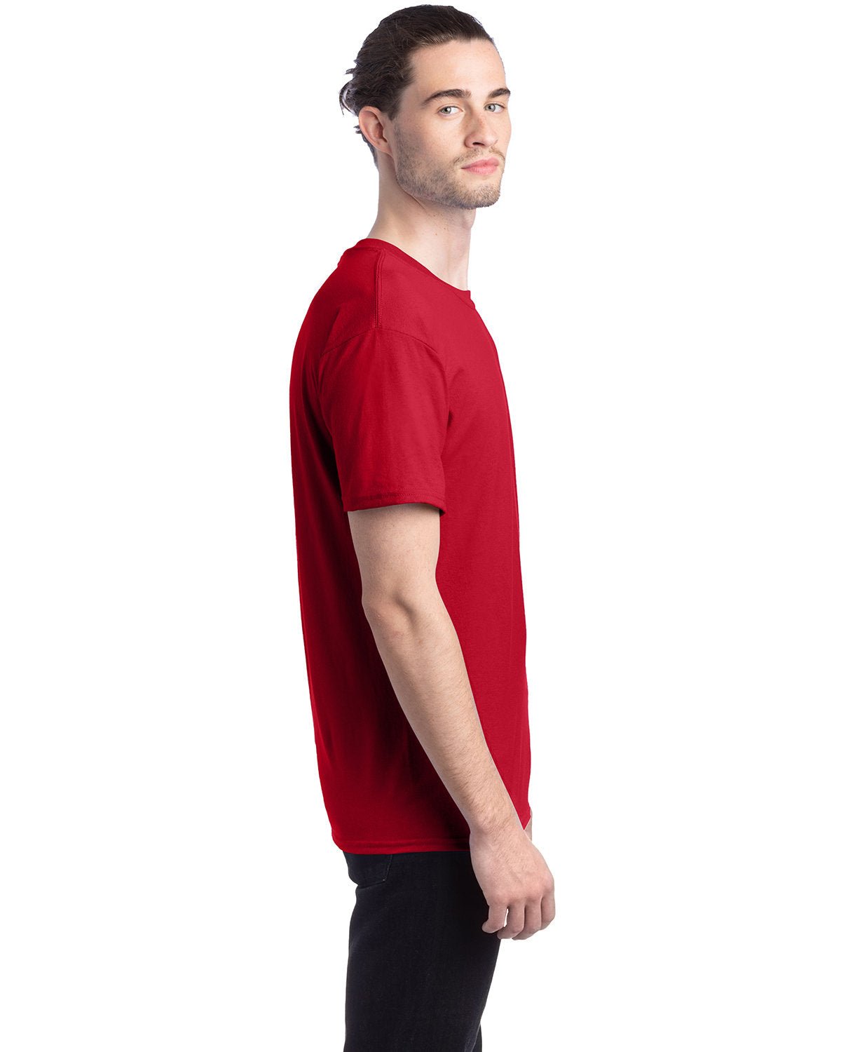 5170-Hanes-DEEP RED-Hanes-T-Shirts-3