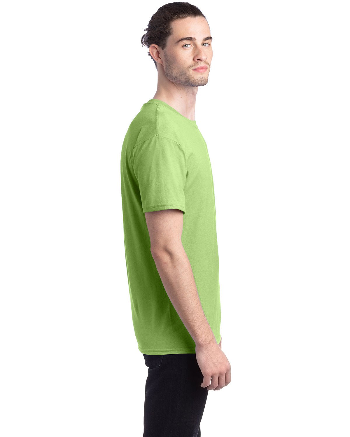 5170-Hanes-LIME-Hanes-T-Shirts-3