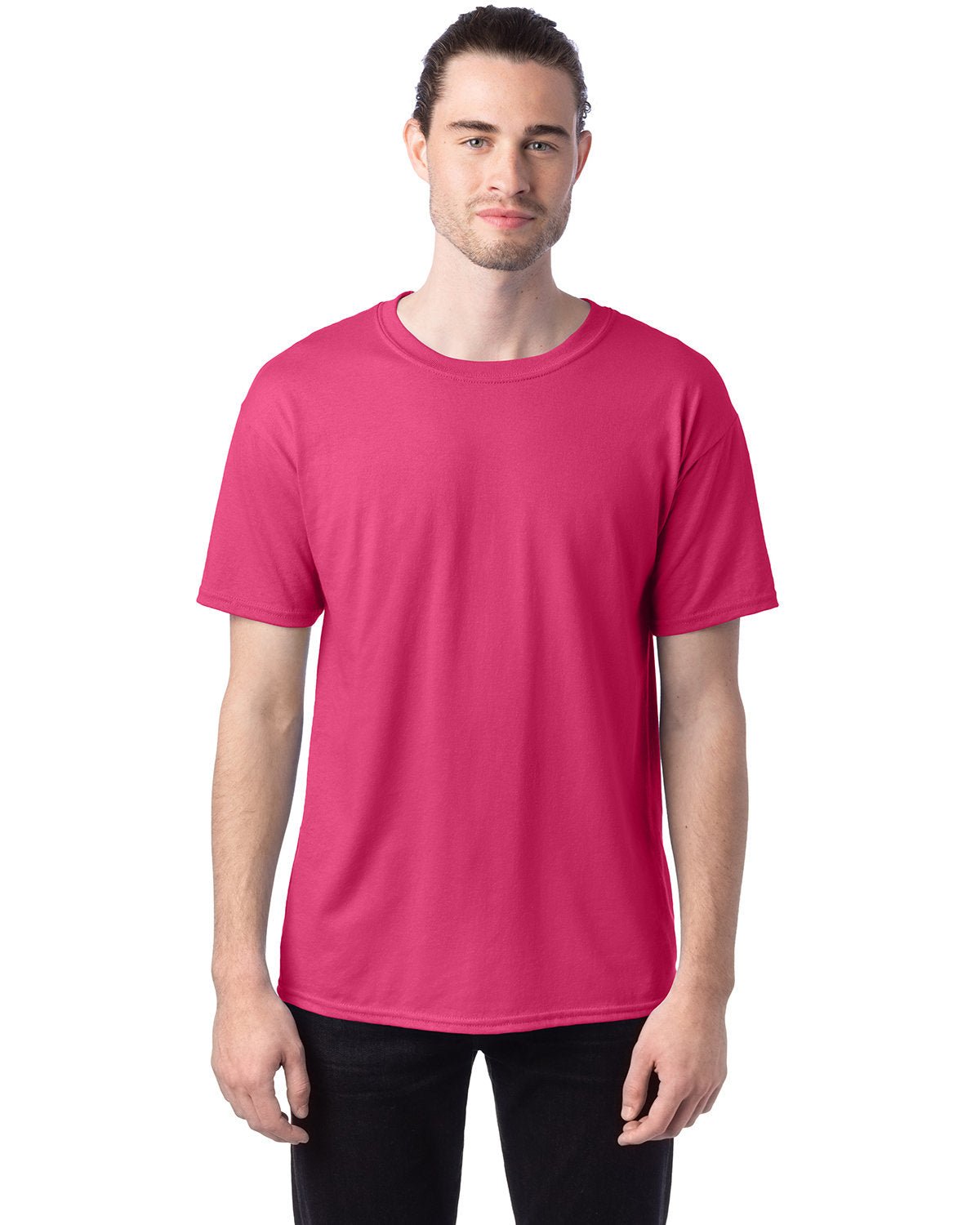 5170-Hanes-WOW PINK-Hanes-T-Shirts-1