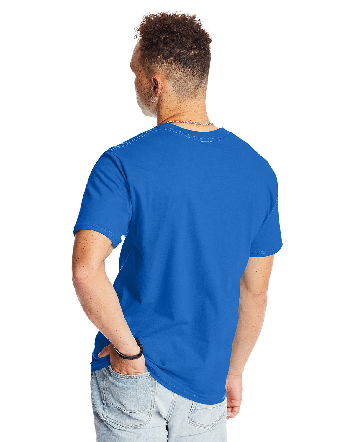 5180-Hanes-BLUEBELL BREEZE-Hanes-T-Shirts-2