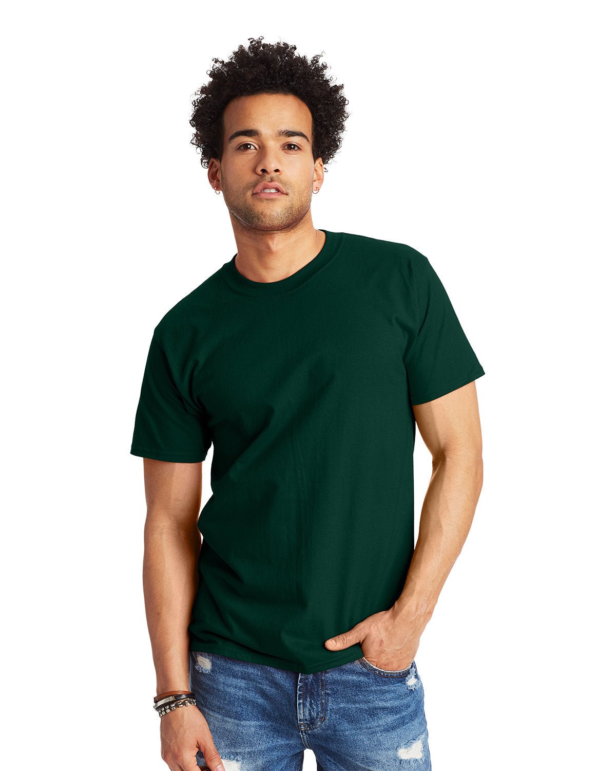 5180-Hanes-DEEP FOREST-Hanes-T-Shirts-1