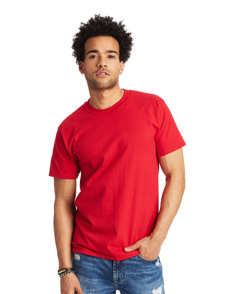 5180-Hanes-DEEP RED-Hanes-T-Shirts-1