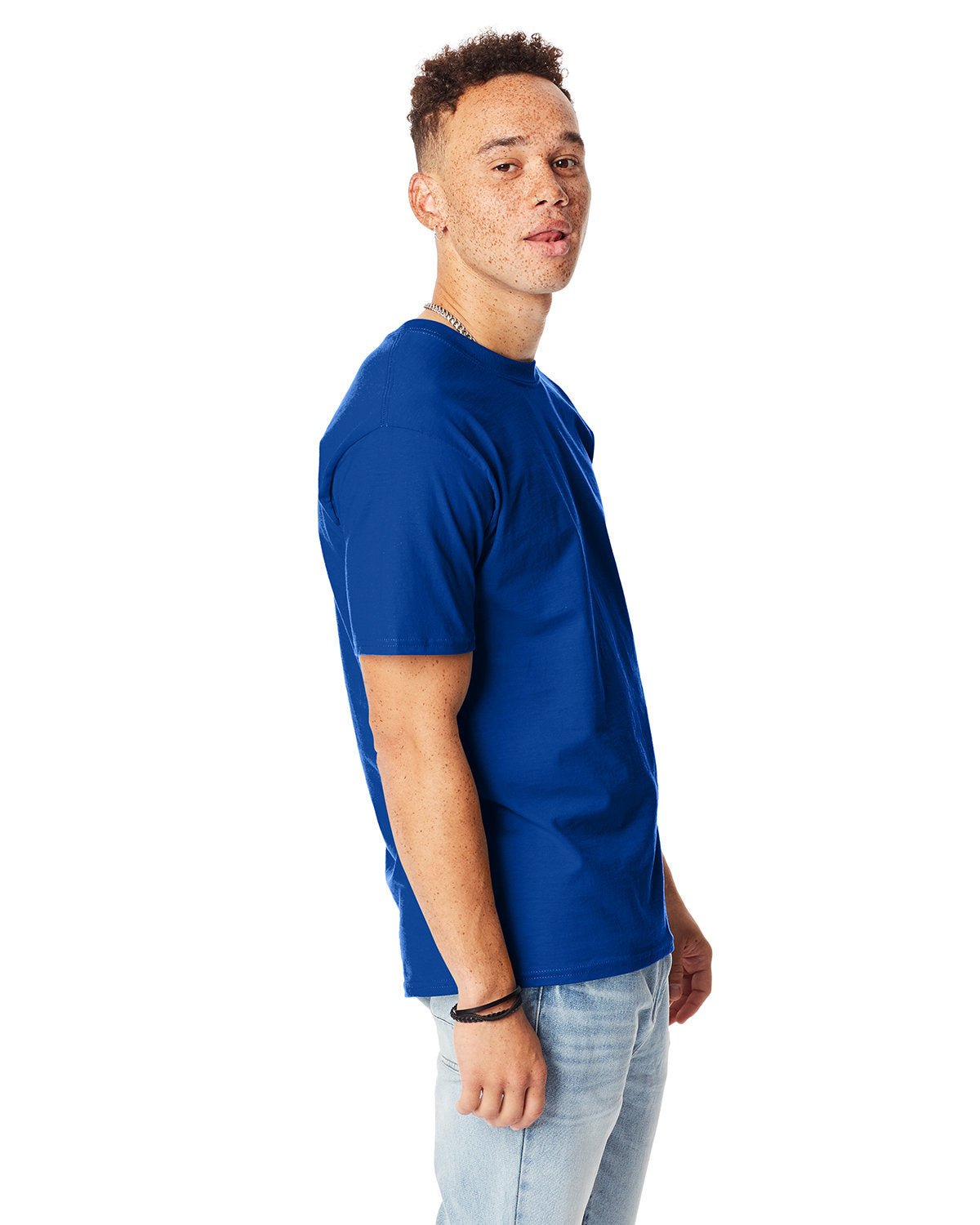 5180-Hanes-DEEP ROYAL-Hanes-T-Shirts-3