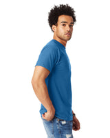 5180-Hanes-DENIM BLUE-Hanes-T-Shirts-3