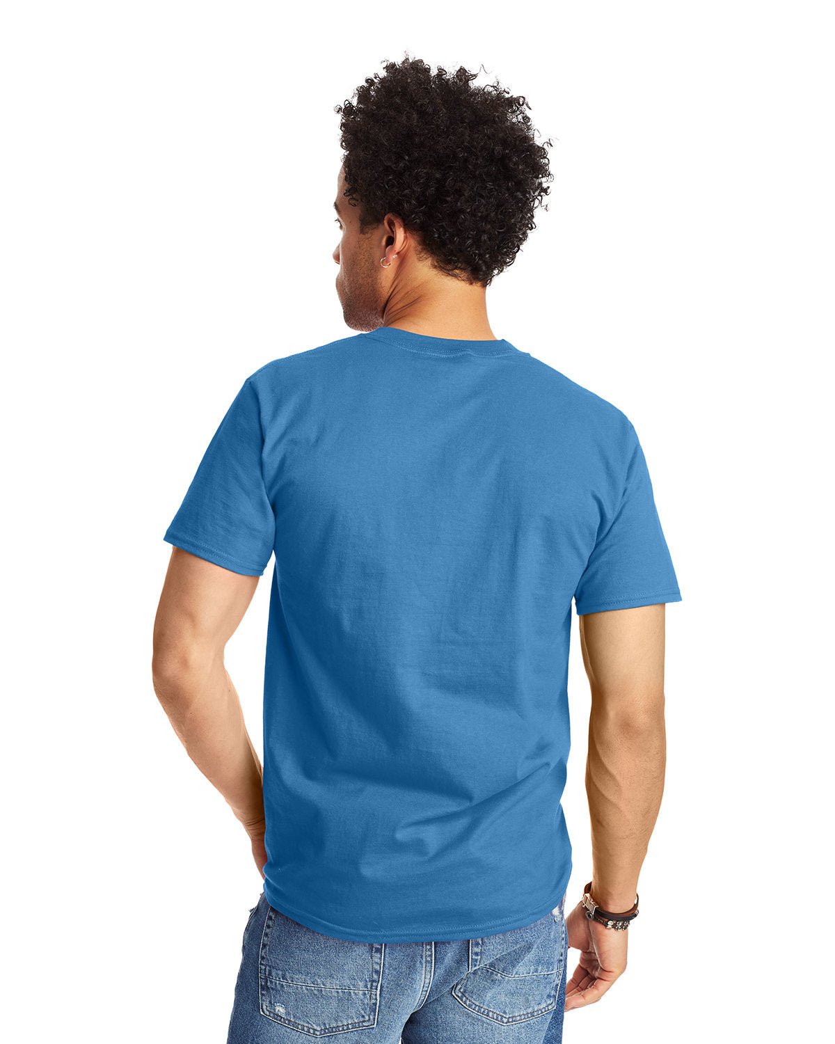 5180-Hanes-DENIM BLUE-Hanes-T-Shirts-2