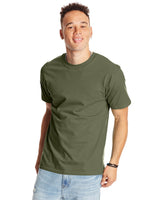 5180-Hanes-FATIGUE GREEN-Hanes-T-Shirts-1