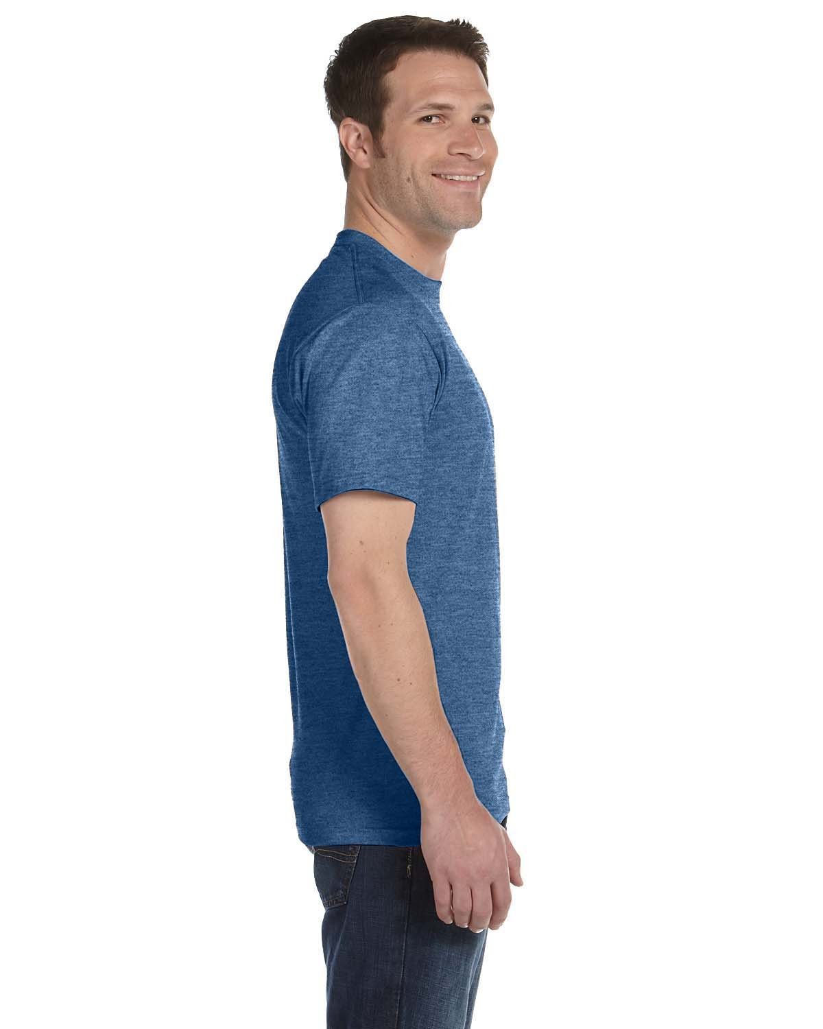 5180-Hanes-HEATHER BLUE-Hanes-T-Shirts-3