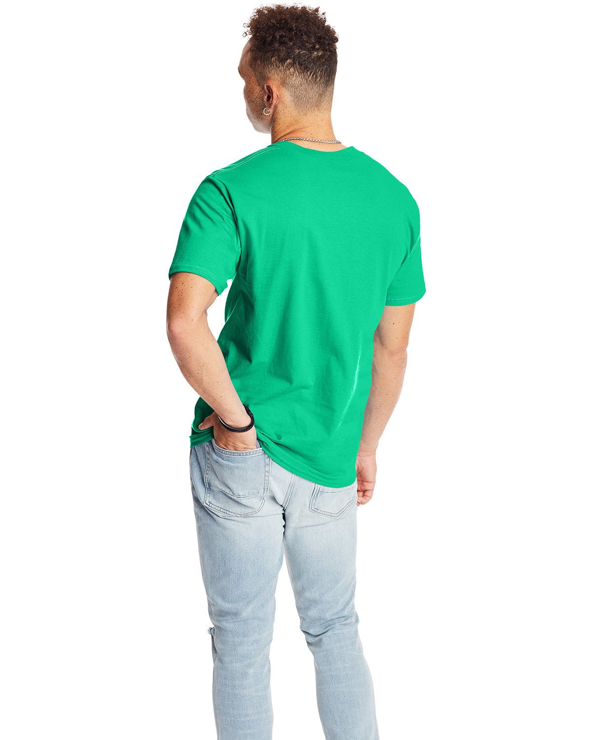 5180-Hanes-KELLY GREEN-Hanes-T-Shirts-2