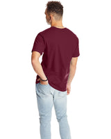 5180-Hanes-MAROON-Hanes-T-Shirts-2