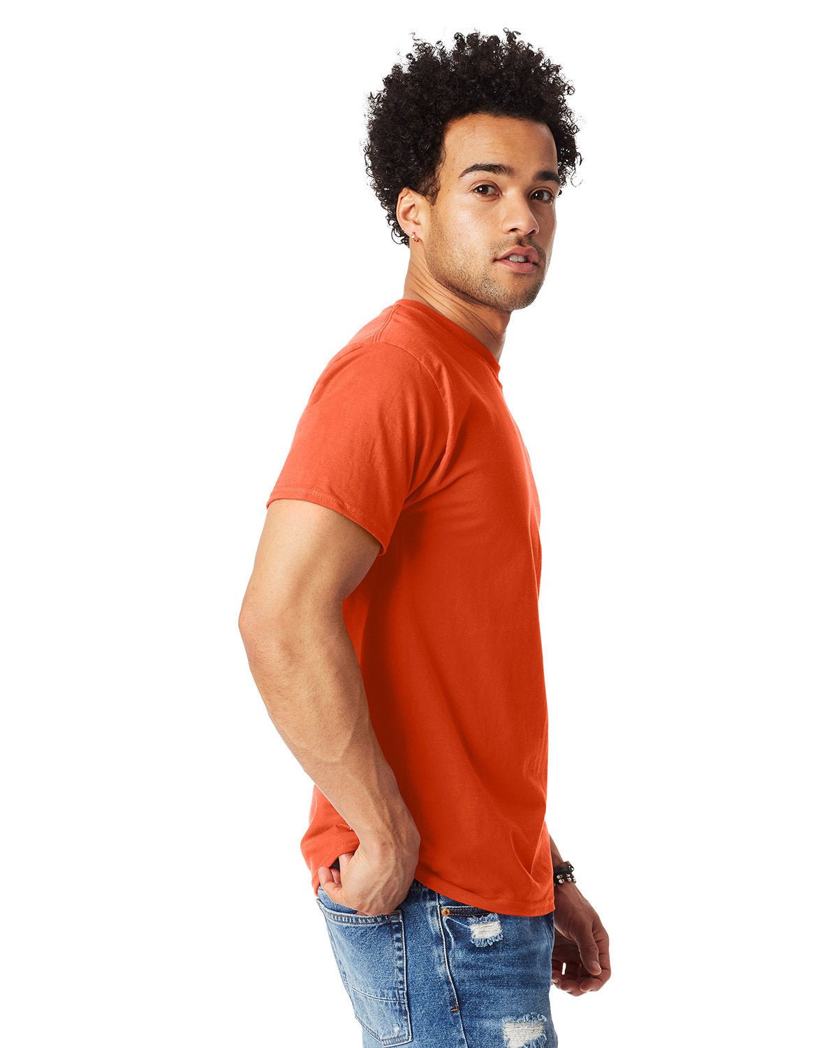 5180-Hanes-ORANGE-Hanes-T-Shirts-3