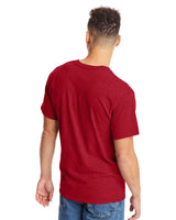 5180-Hanes-RED PEPPER HTHR-Hanes-T-Shirts-2