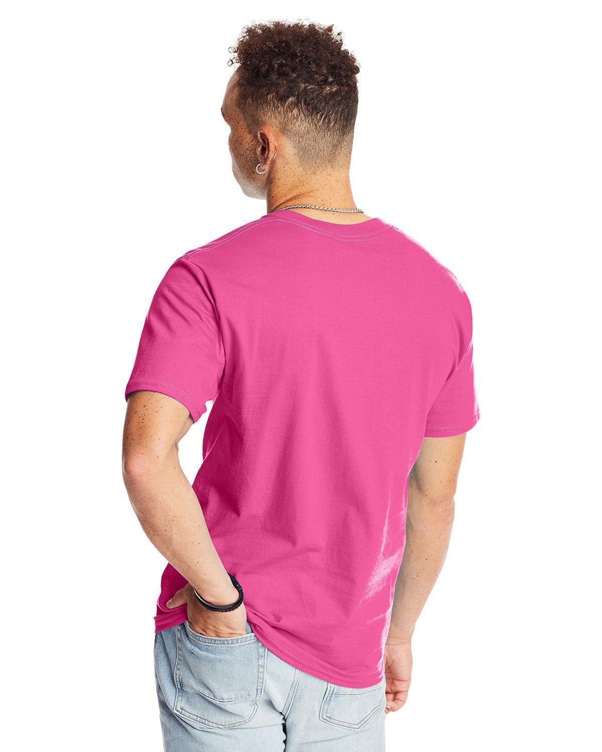 5180-Hanes-WOW PINK-Hanes-T-Shirts-2