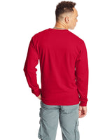 5186-Hanes-DEEP RED-Hanes-T-Shirts-2