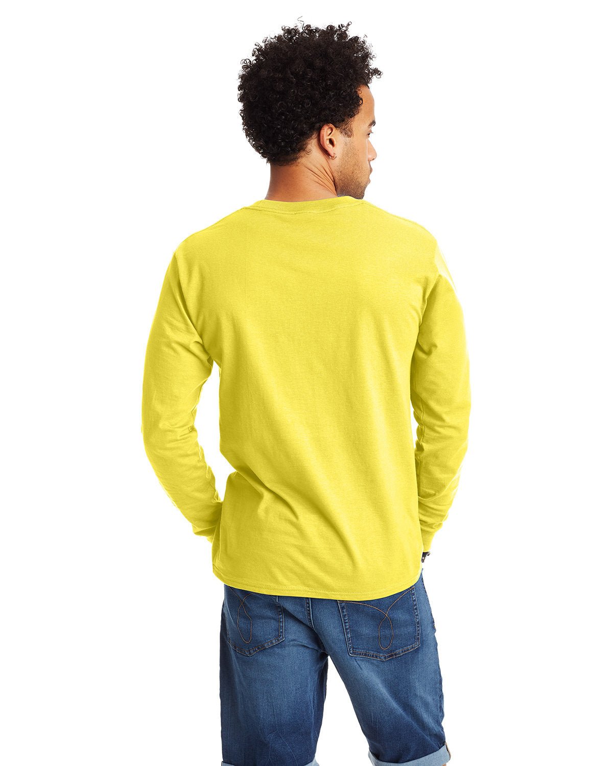 5186-Hanes-YELLOW-Hanes-T-Shirts-2