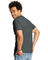 5190P-Hanes-CHARCOAL HEATHER-Hanes-T-Shirts-2