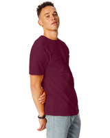 5190P-Hanes-MAROON-Hanes-T-Shirts-3