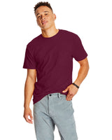 5190P-Hanes-MAROON-Hanes-T-Shirts-1