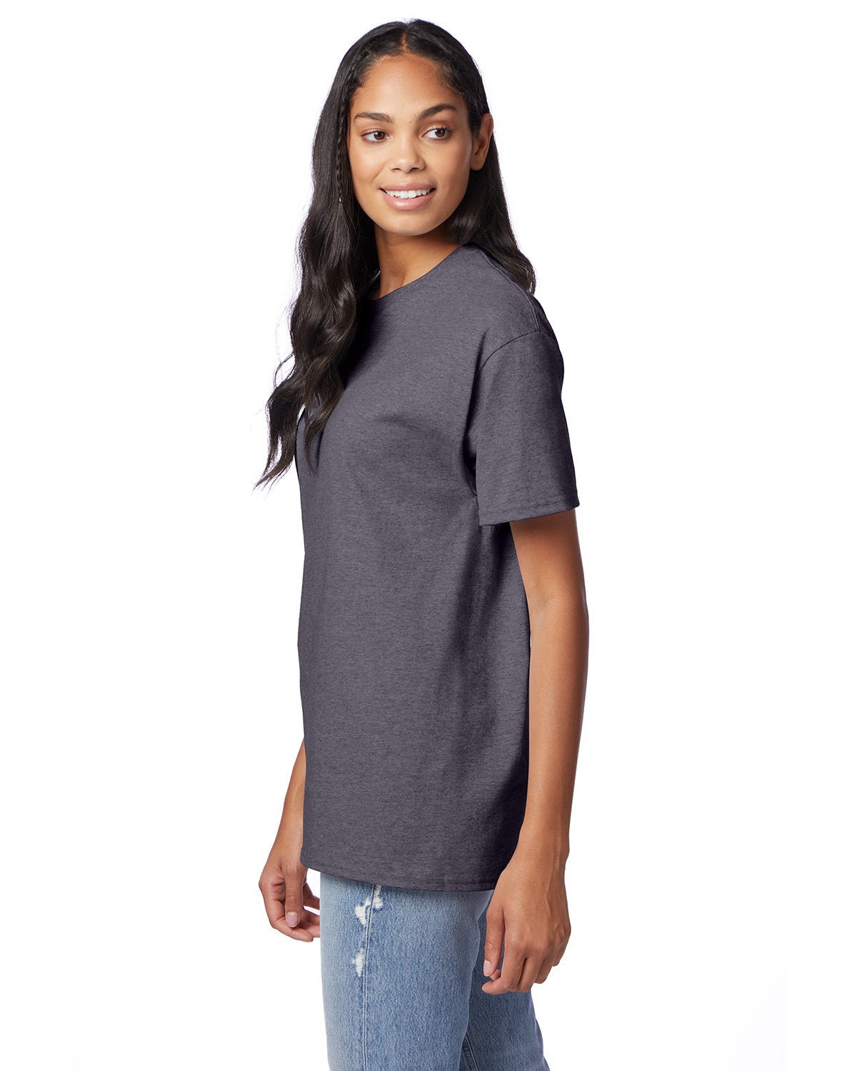 5250T-Hanes-CHARCOAL HEATHER-Hanes-T-Shirts-3