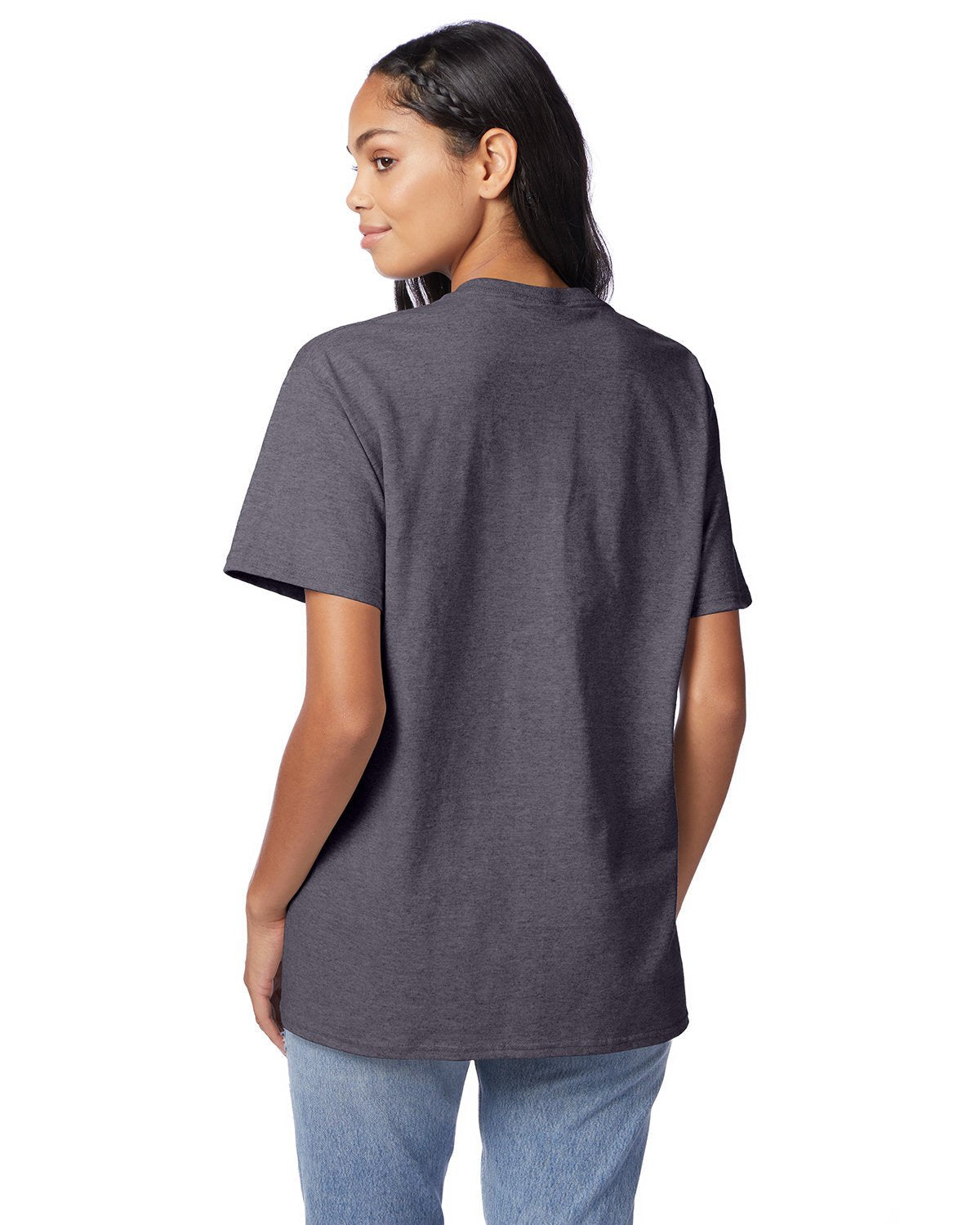 5250T-Hanes-CHARCOAL HEATHER-Hanes-T-Shirts-2