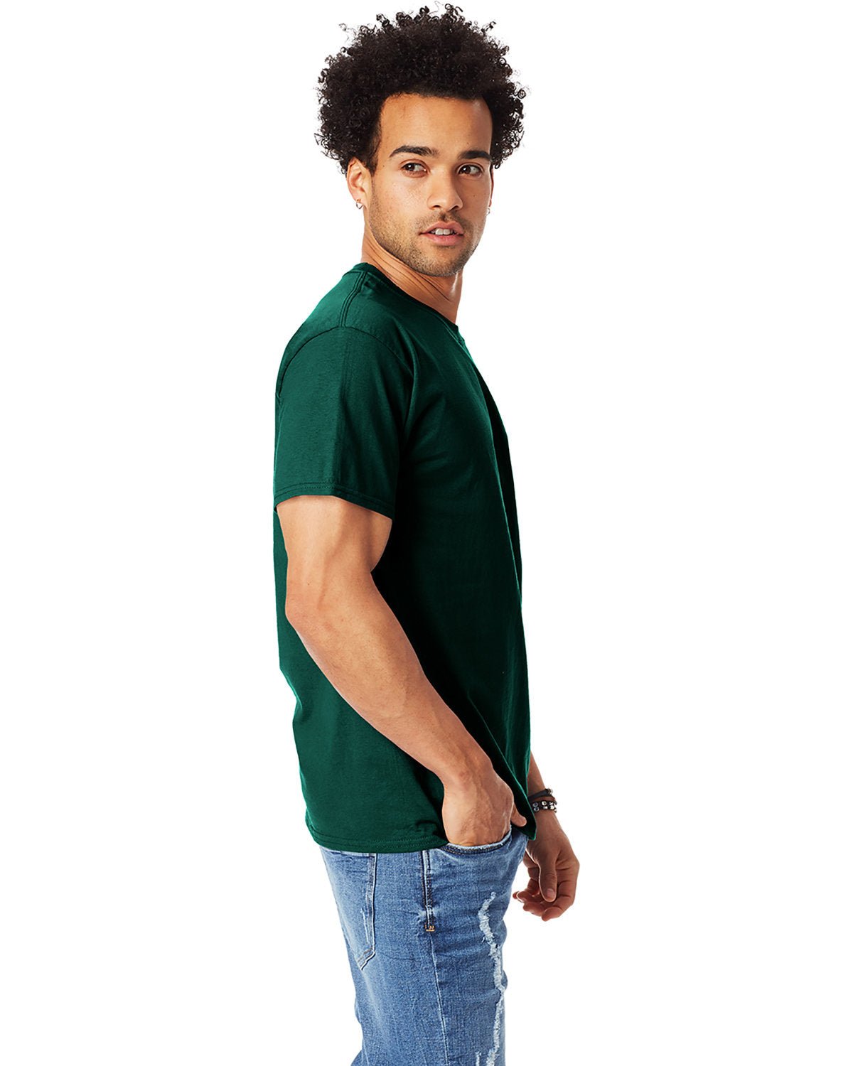 5250T-Hanes-DEEP FOREST-Hanes-T-Shirts-3