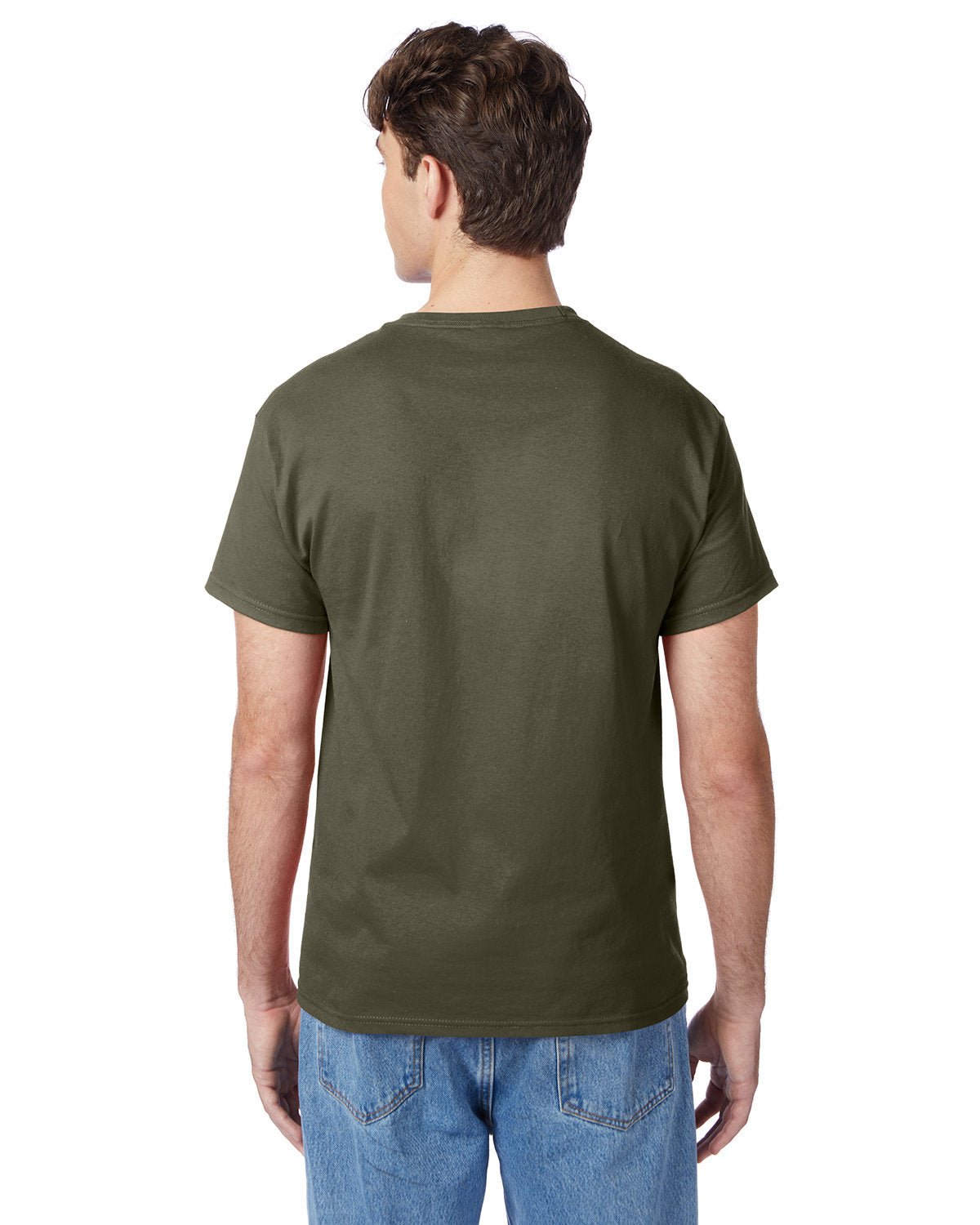 5250T-Hanes-FATIGUE GREEN-Hanes-T-Shirts-2