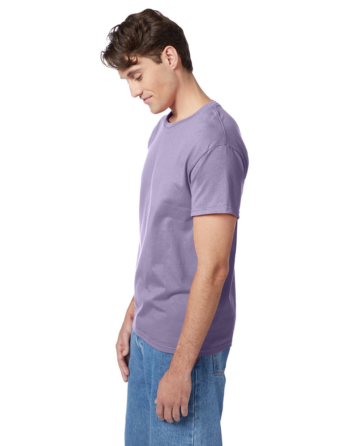 5250T-Hanes-LAVENDER-Hanes-T-Shirts-3