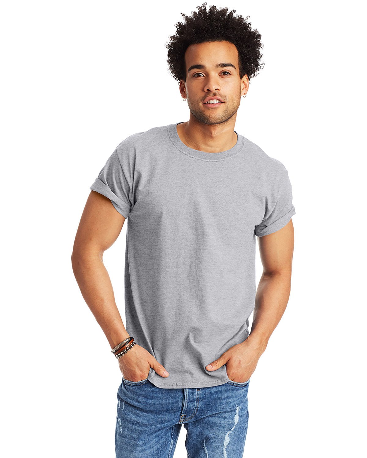 5250T-Hanes-LIGHT STEEL-Hanes-T-Shirts-1