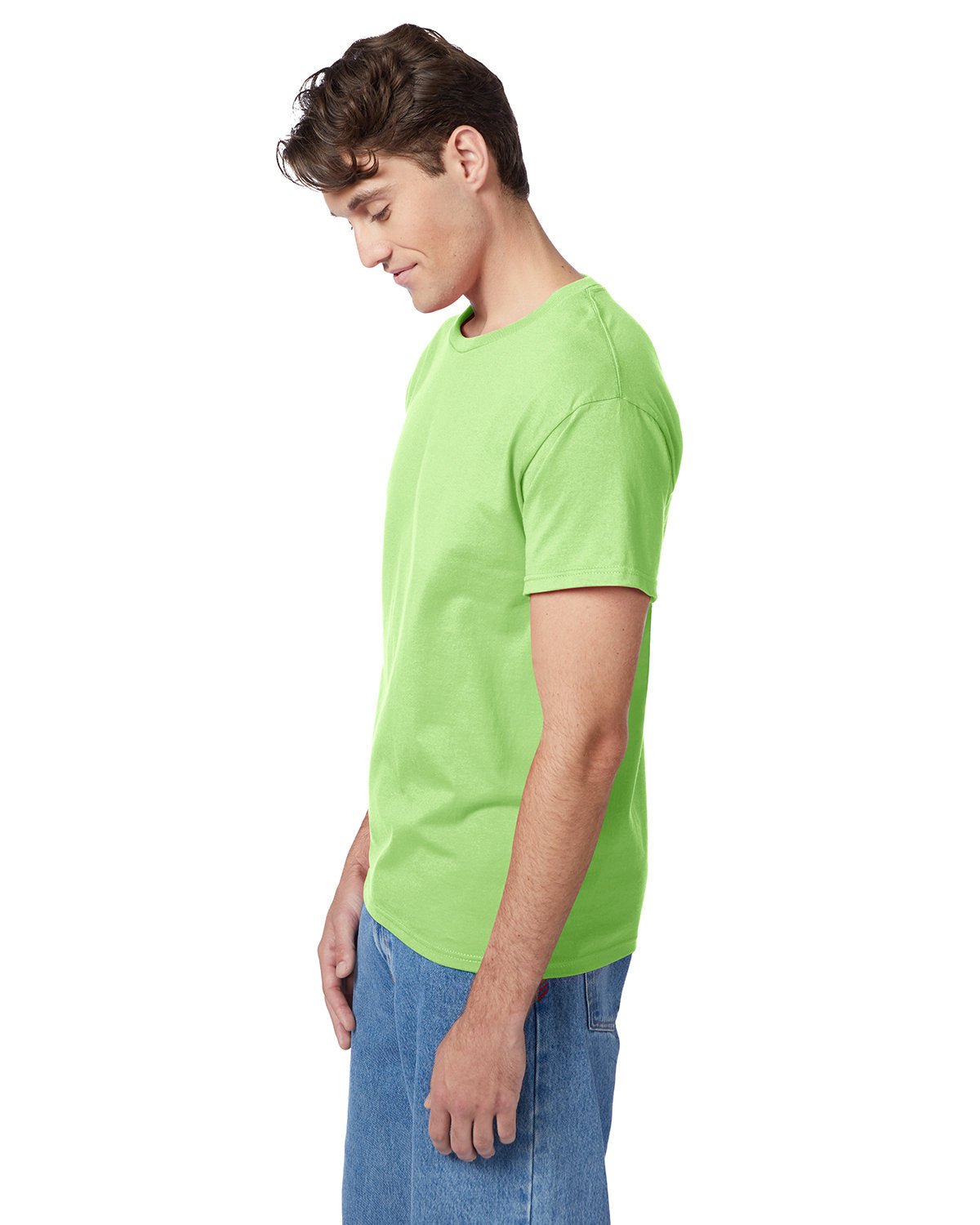 5250T-Hanes-LIME-Hanes-T-Shirts-3