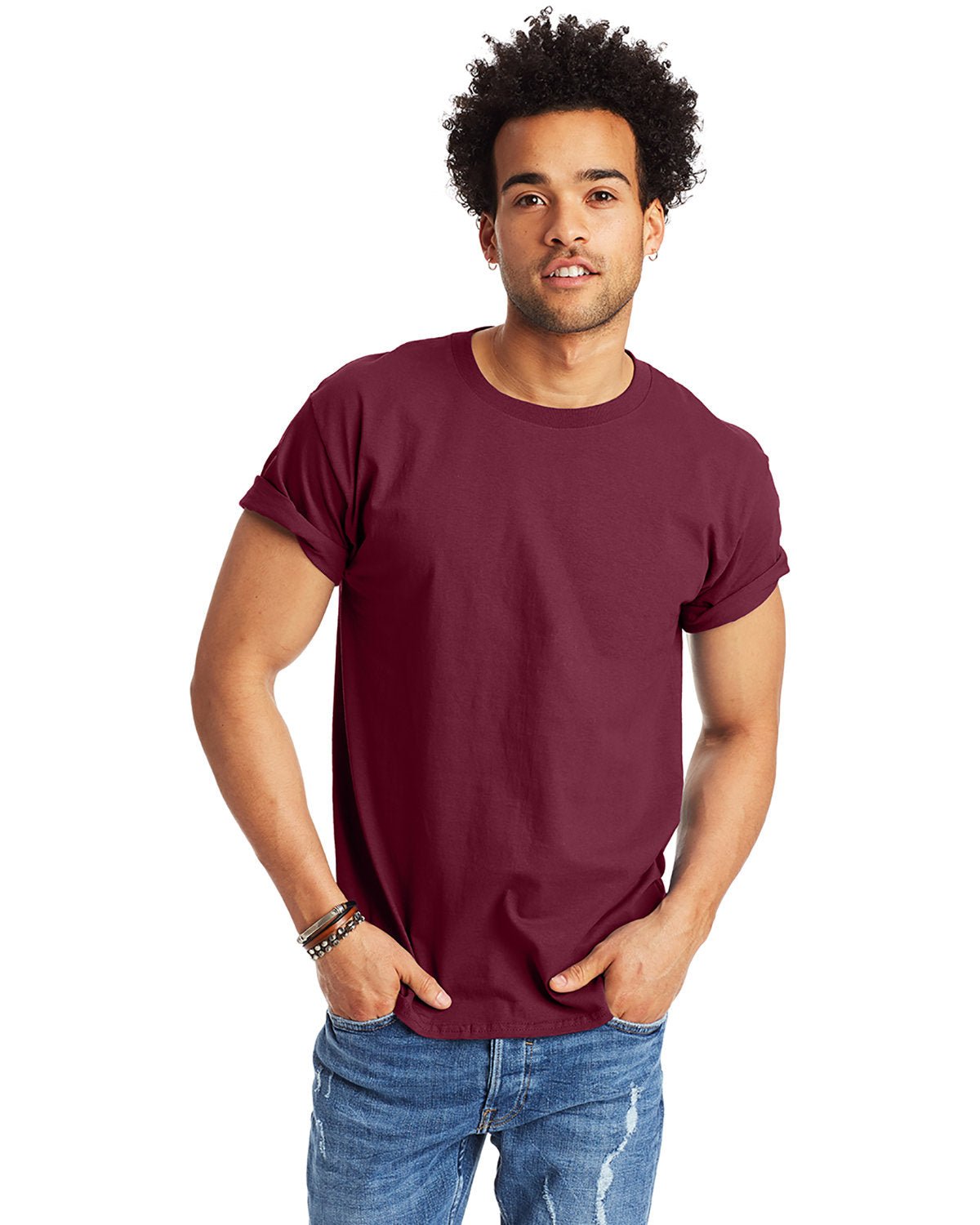 5250T-Hanes-MAROON-Hanes-T-Shirts-1