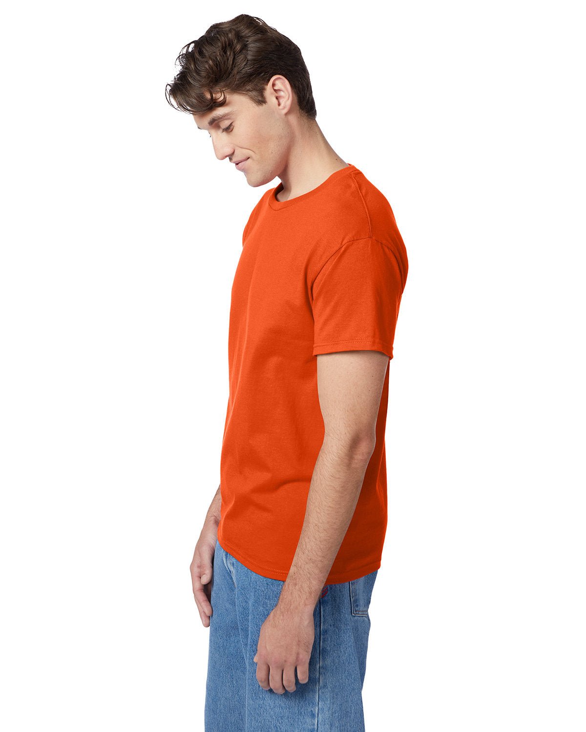 5250T-Hanes-ORANGE-Hanes-T-Shirts-3