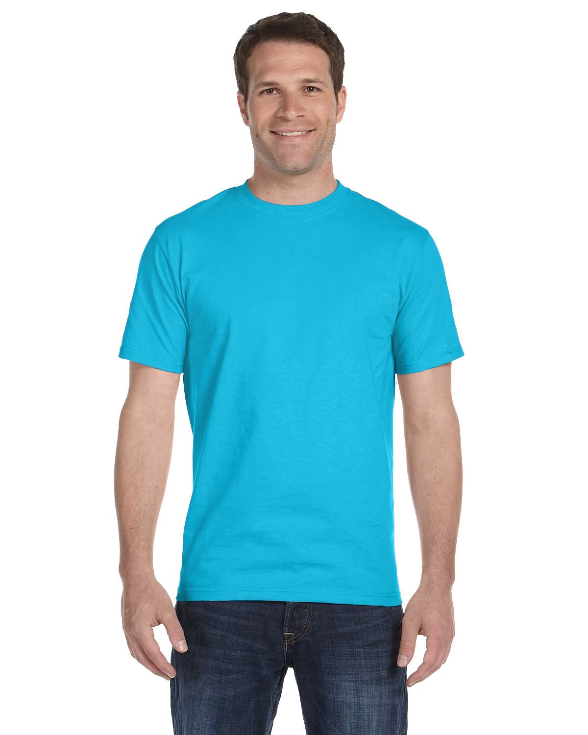 5280-Hanes-BLUE HORIZON-Hanes-T-Shirts-1