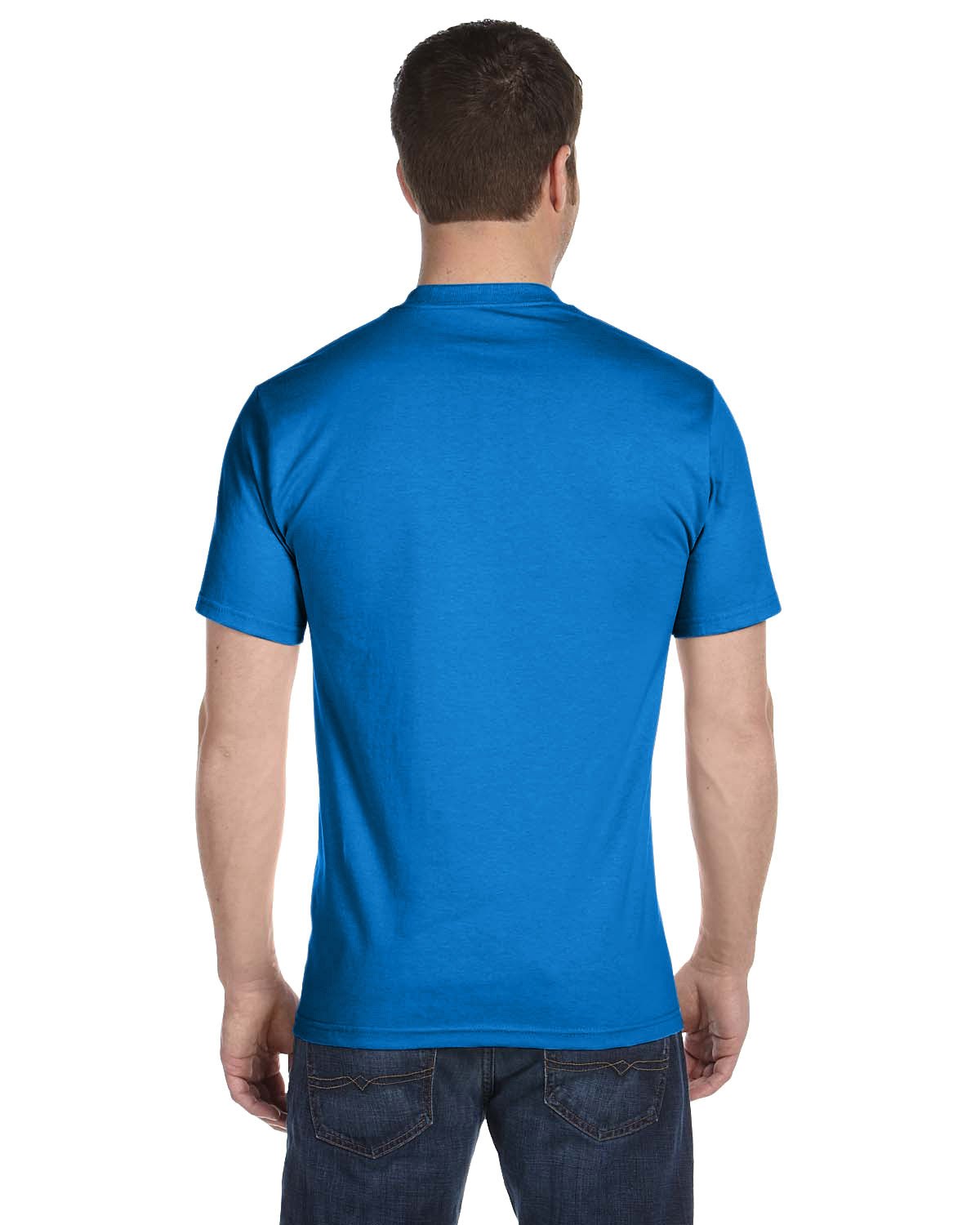 5280-Hanes-BLUEBELL BREEZE-Hanes-T-Shirts-2