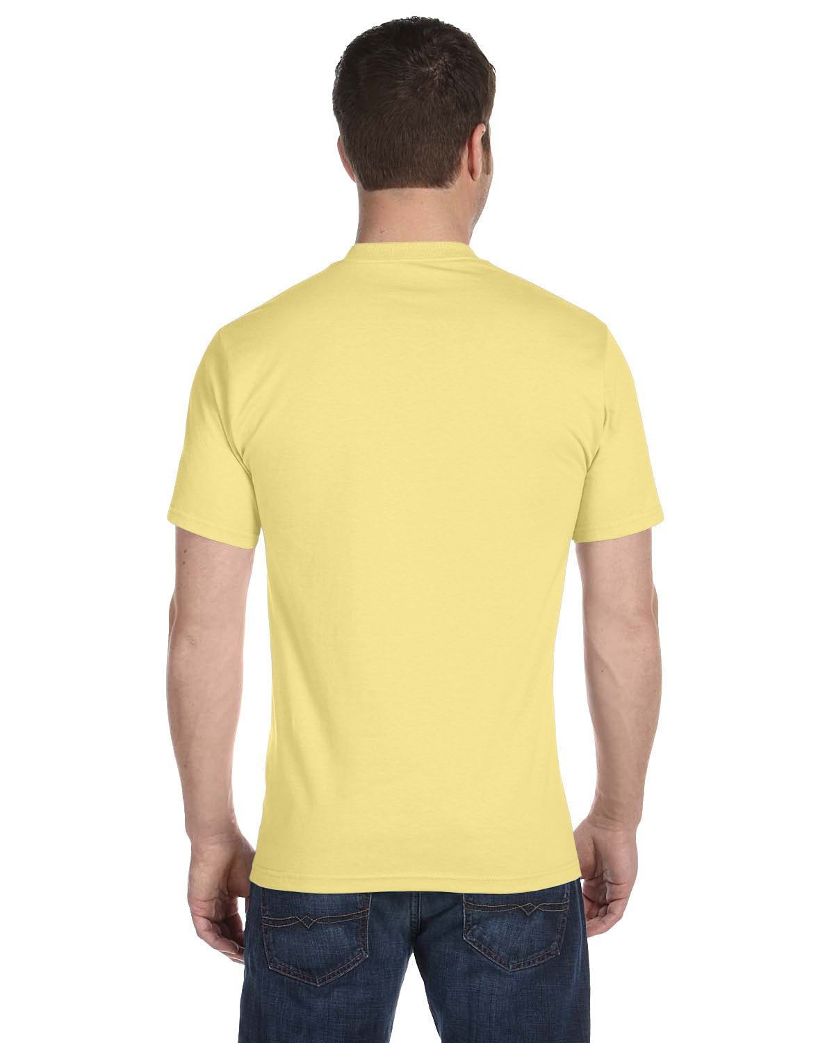 5280-Hanes-DAFFODIL YELLOW-Hanes-T-Shirts-2