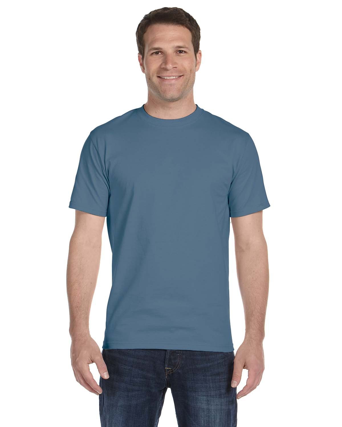 5280-Hanes-DENIM BLUE-Hanes-T-Shirts-1