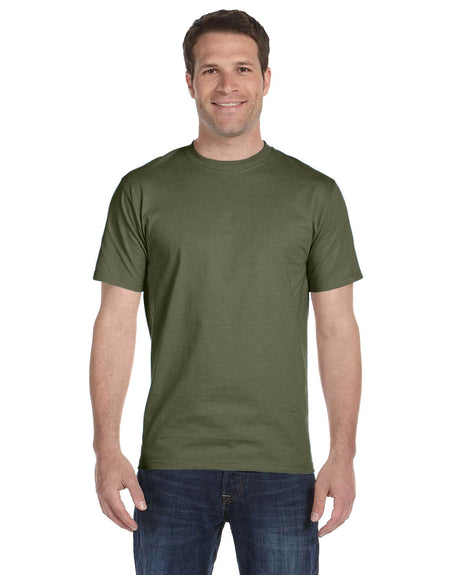 5280-Hanes-FATIGUE GREEN-Hanes-T-Shirts-1