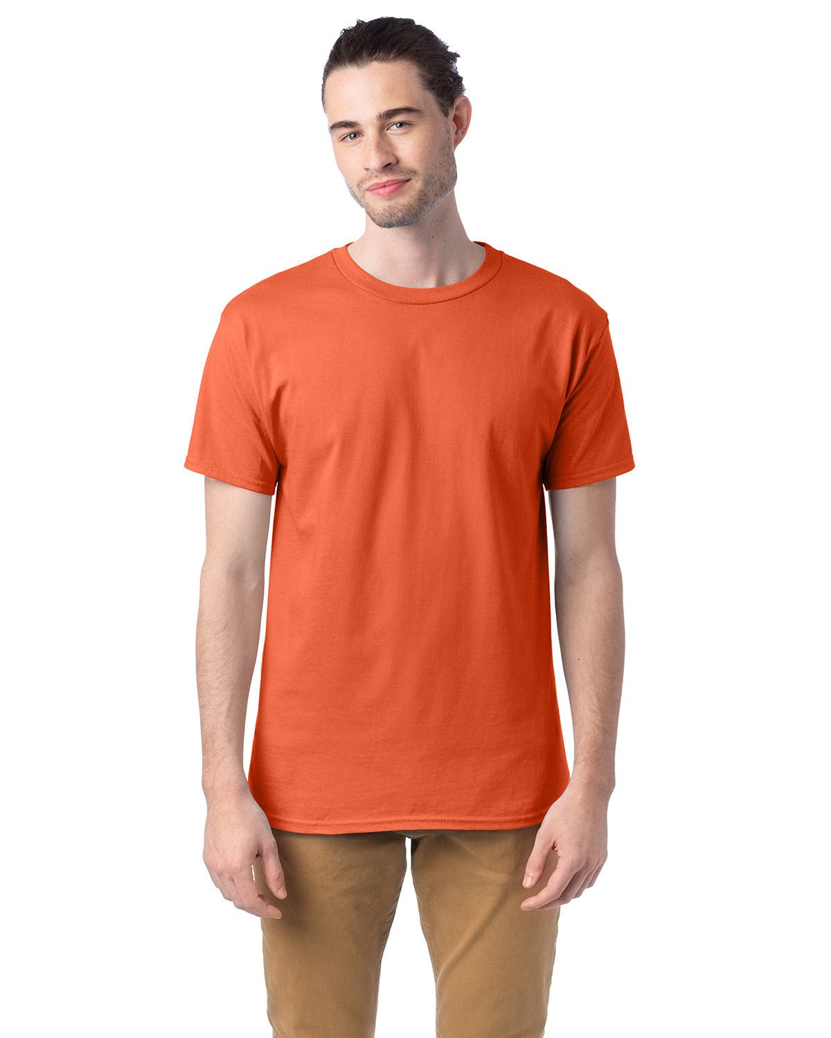 5280-Hanes-TEXAS ORANGE-Hanes-T-Shirts-1