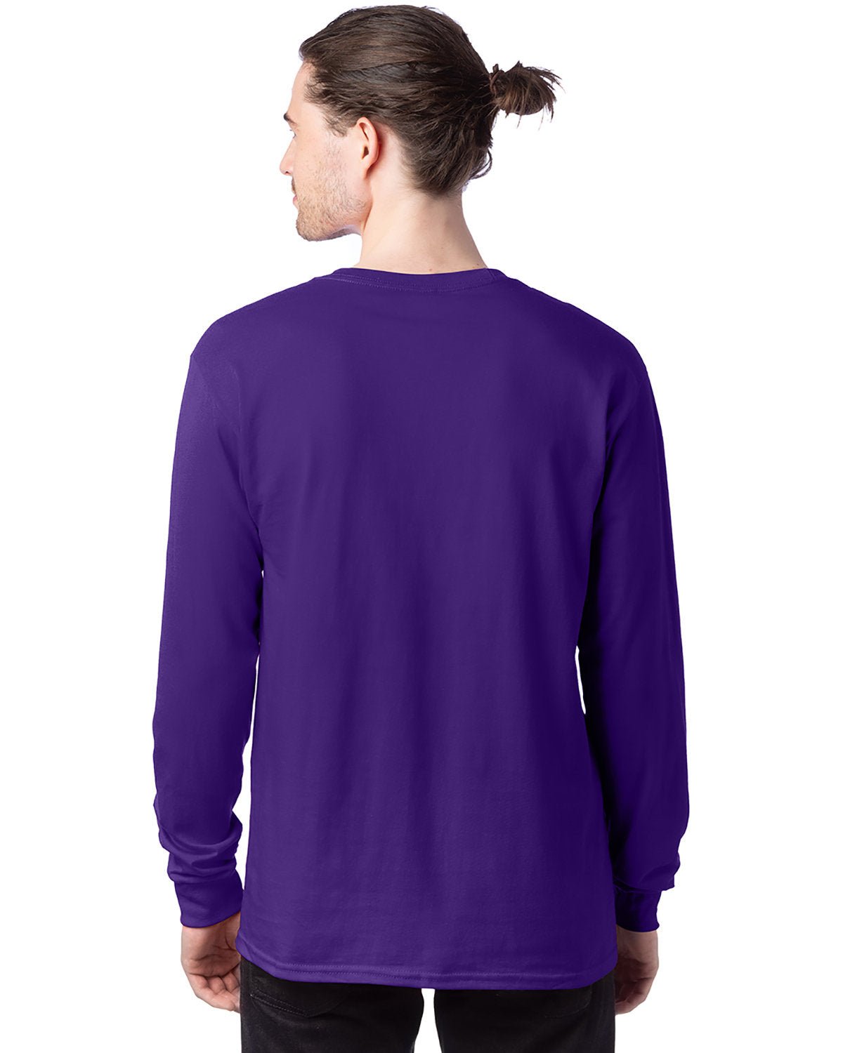 5286-Hanes-ATHLETIC PURPLE-Hanes-T-Shirts-2