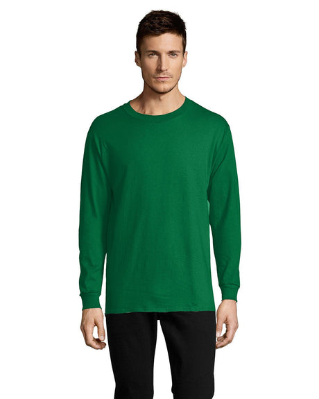 5286-Hanes-KELLY GREEN-Hanes-T-Shirts-1