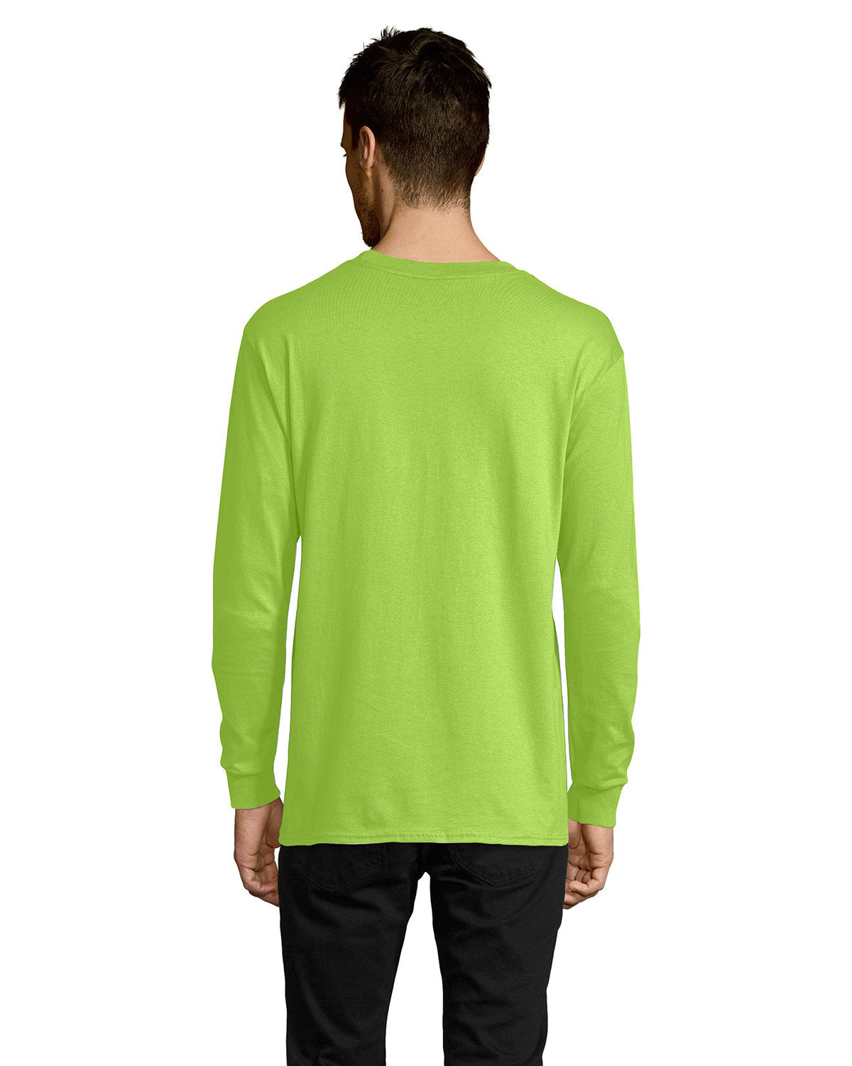 5286-Hanes-LIME-Hanes-T-Shirts-2