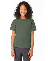 5370-Hanes-HEATHER GREEN-Hanes-T-Shirts-1