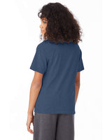 5370-Hanes-HEATHER NAVY-Hanes-T-Shirts-2