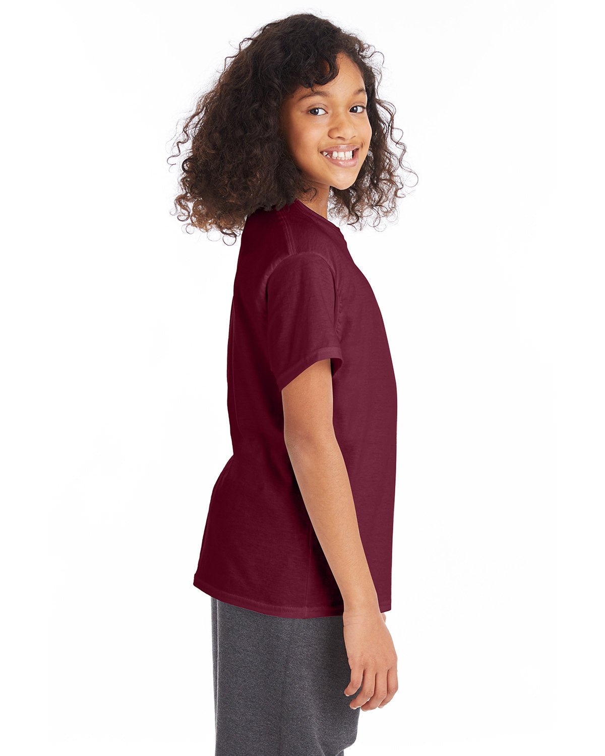 5370-Hanes-MAROON-Hanes-T-Shirts-3