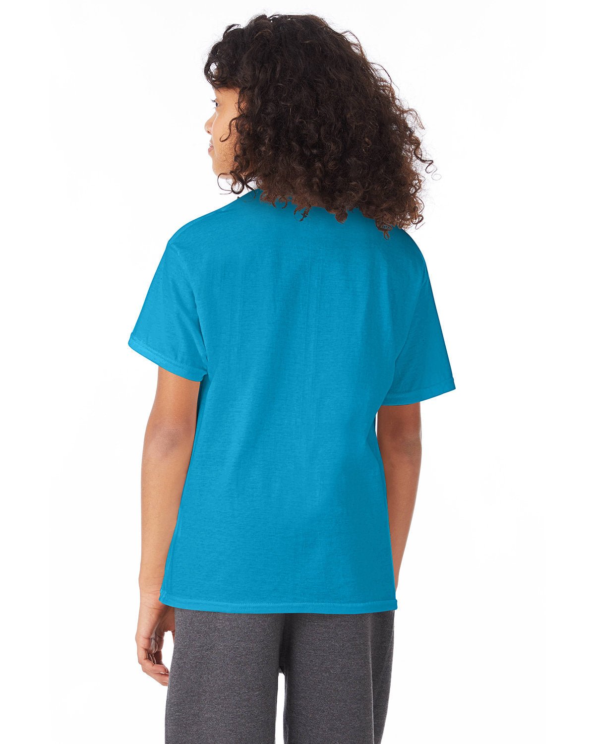 5370-Hanes-TEAL-Hanes-T-Shirts-2