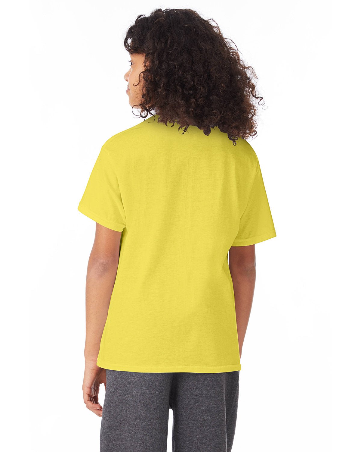 5370-Hanes-YELLOW-Hanes-T-Shirts-2