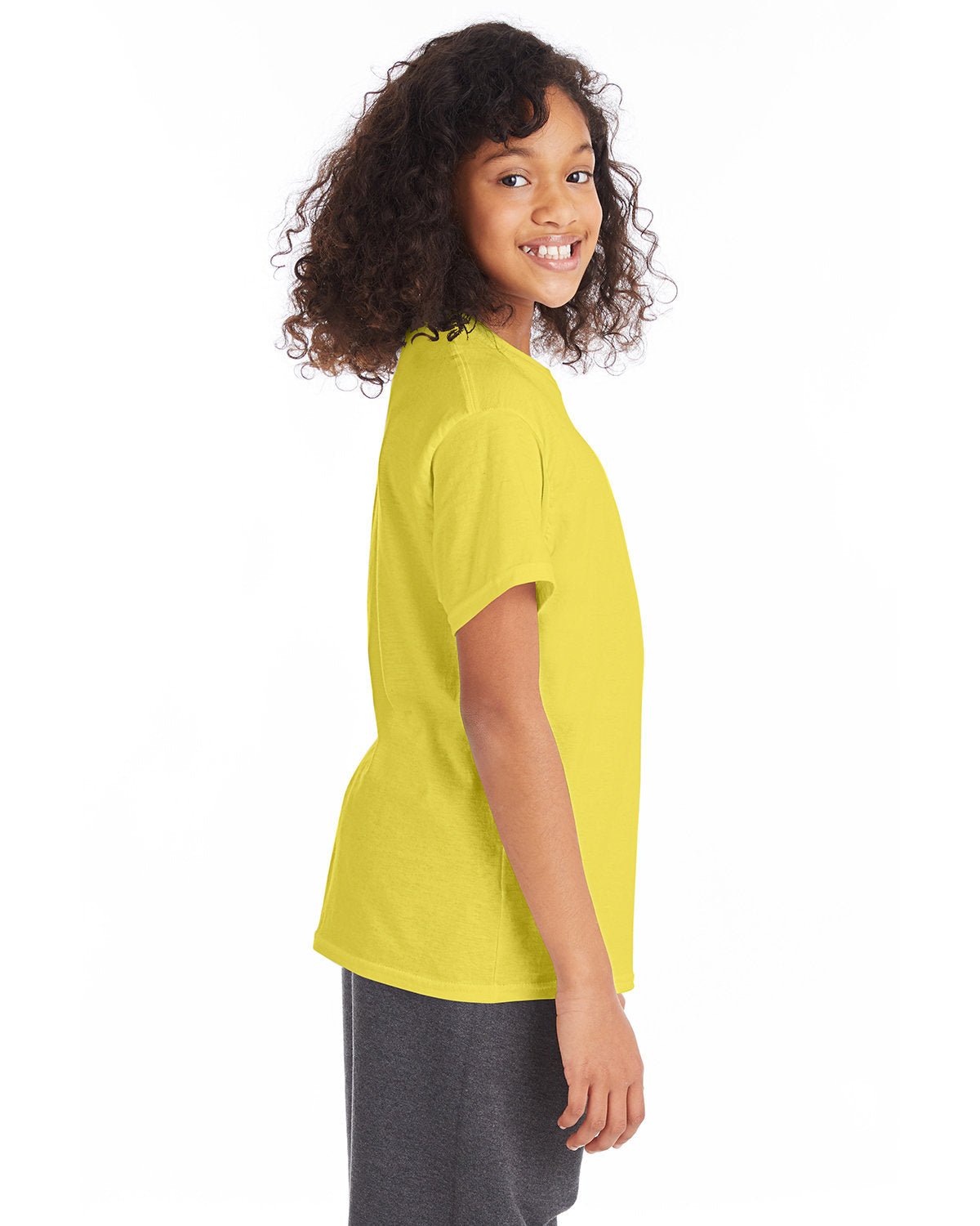 5370-Hanes-YELLOW-Hanes-T-Shirts-3