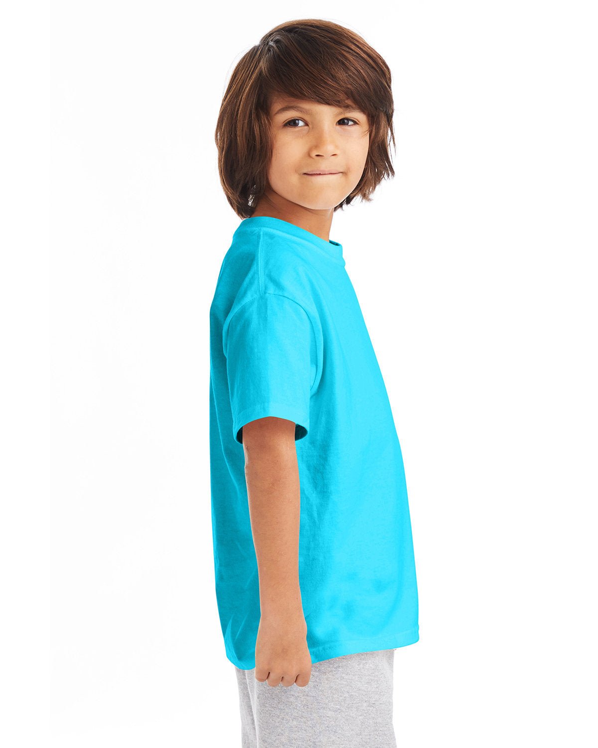 54500-Hanes-BLUE HORIZON-Hanes-T-Shirts-3