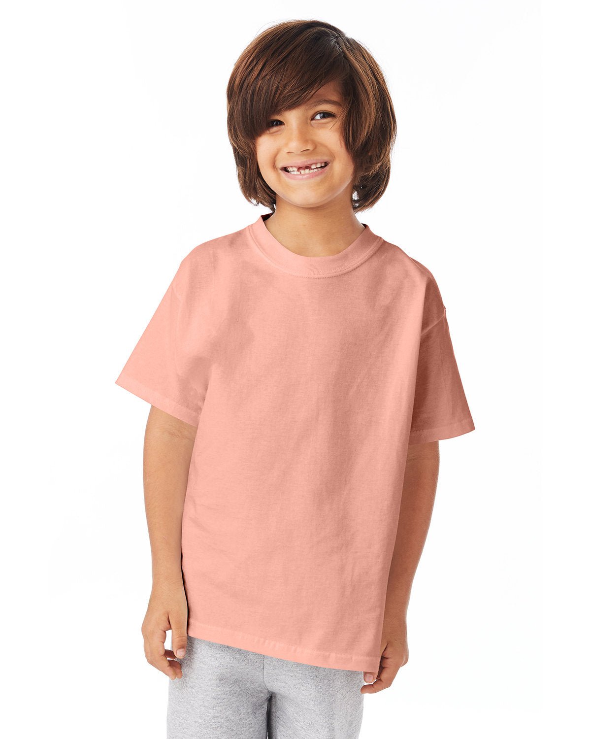 54500-Hanes-CANDY ORANGE-Hanes-T-Shirts-1