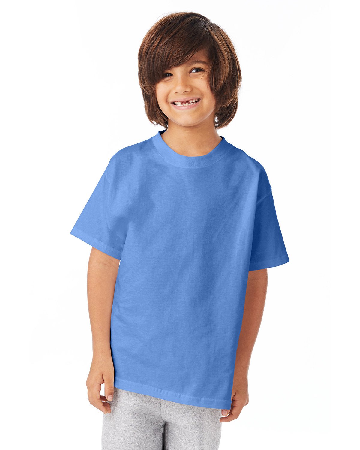 54500-Hanes-CAROLINA BLUE-Hanes-T-Shirts-1